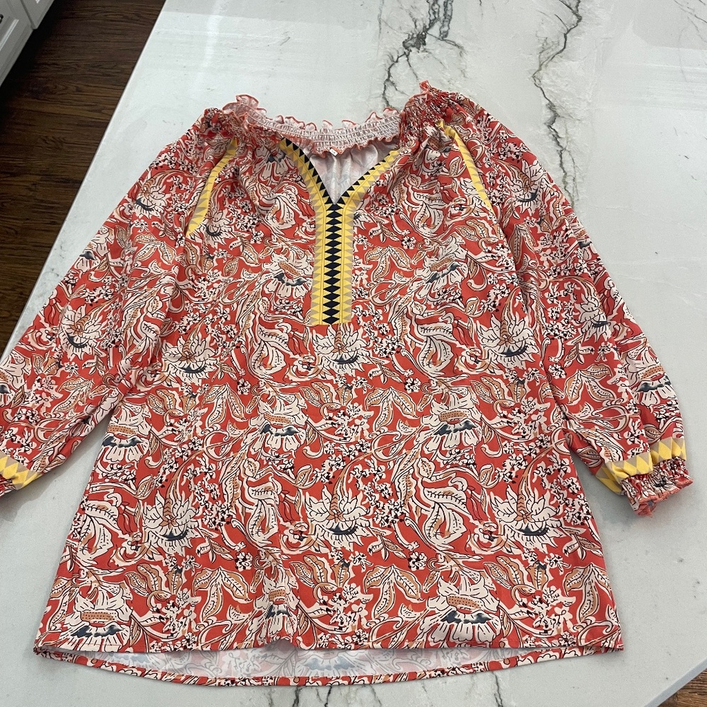 Fall Colors, Long Sleeve Top